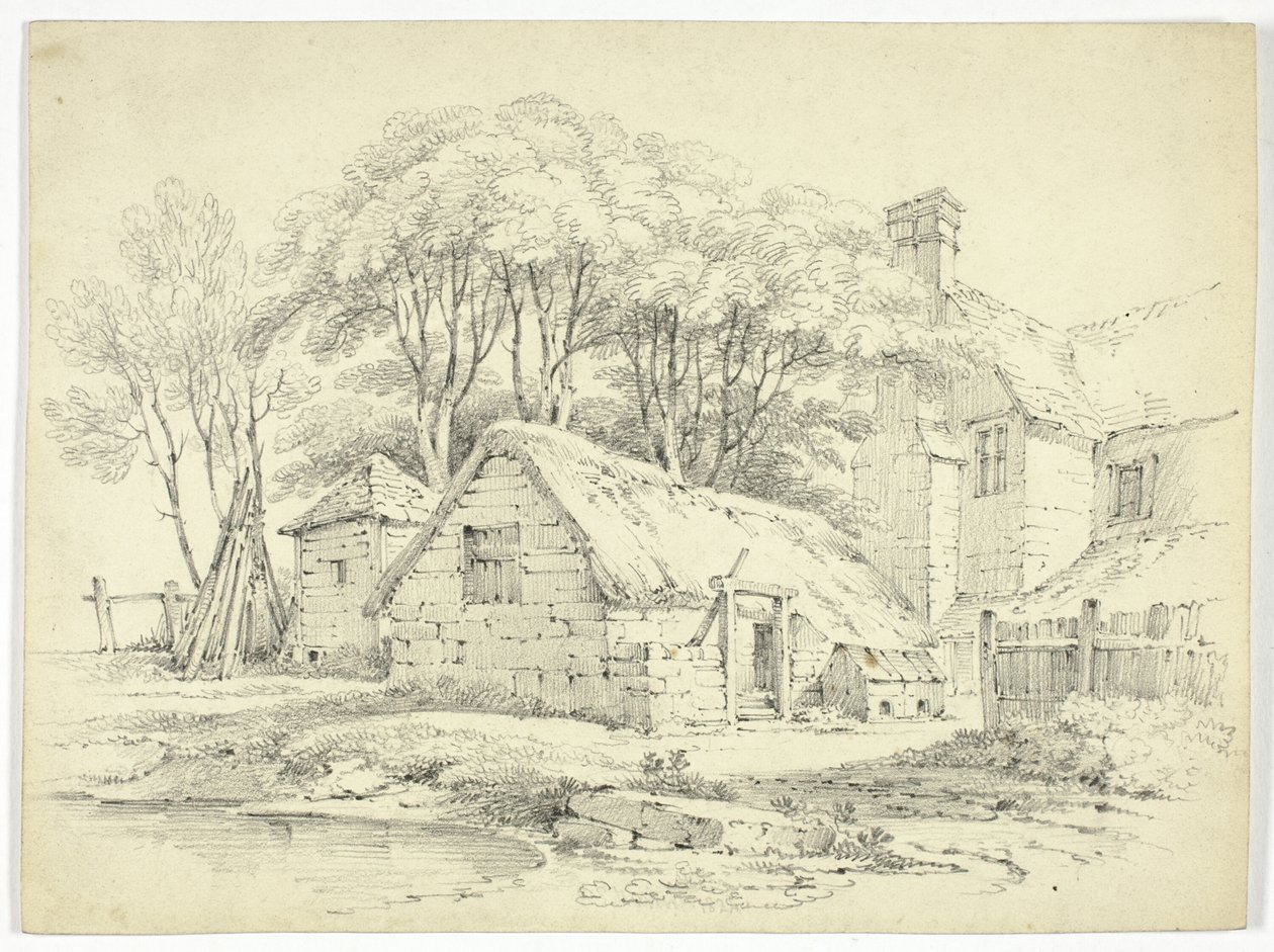Budynki rolnicze autorstwa Paul Sandby Munn