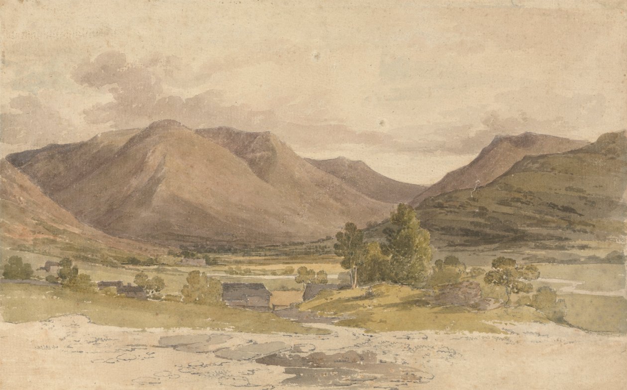 Widok Side Farm, Patterdale autorstwa Paul Sandby Munn