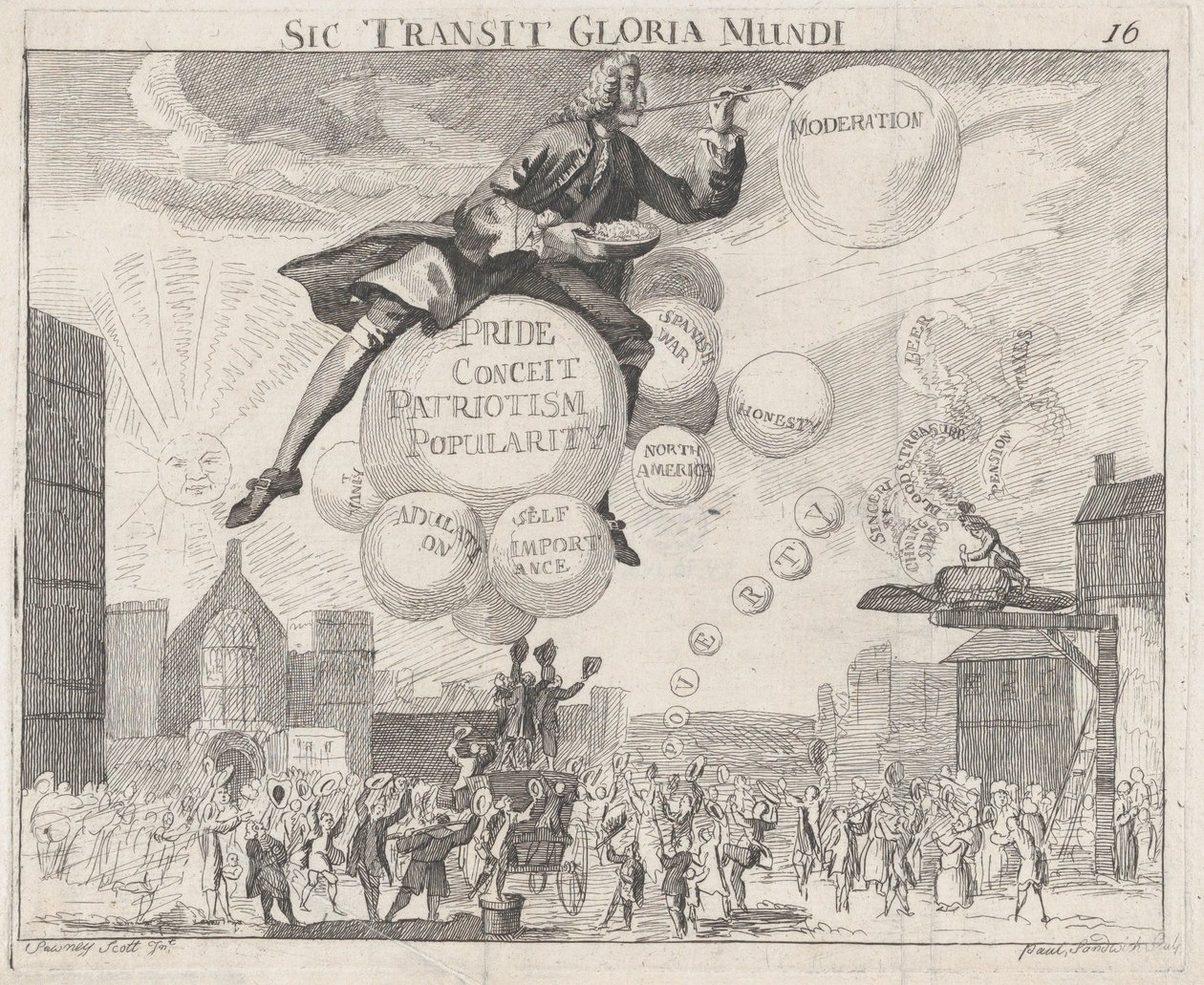 Tak przechodzi chwała świata, ca. 1762 r., ok. 1762 r. 1762 autorstwa Paul Sandwich
