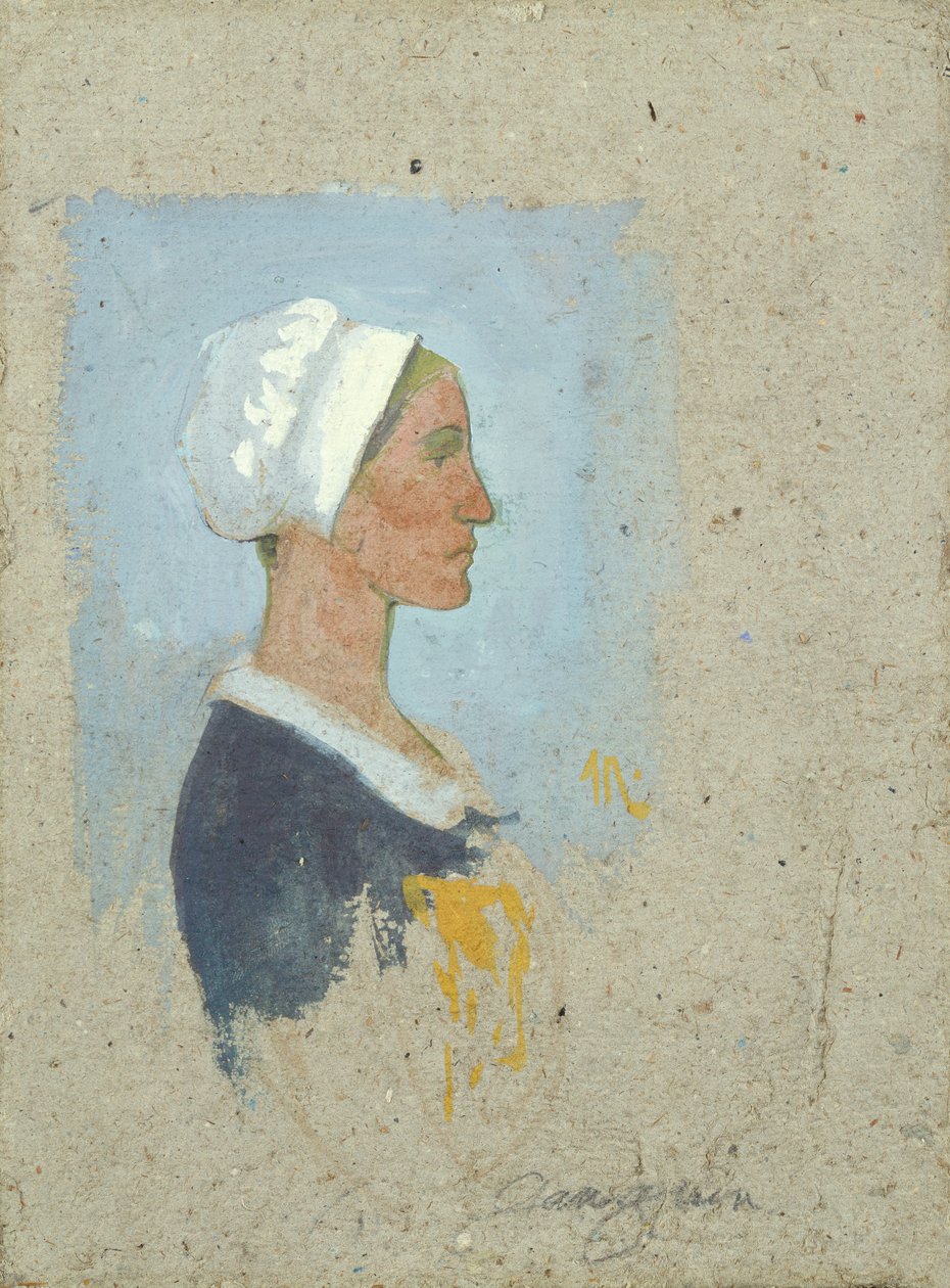 Chłop Bretonka (na pokładzie gwasz) autorstwa Paul Sérusier