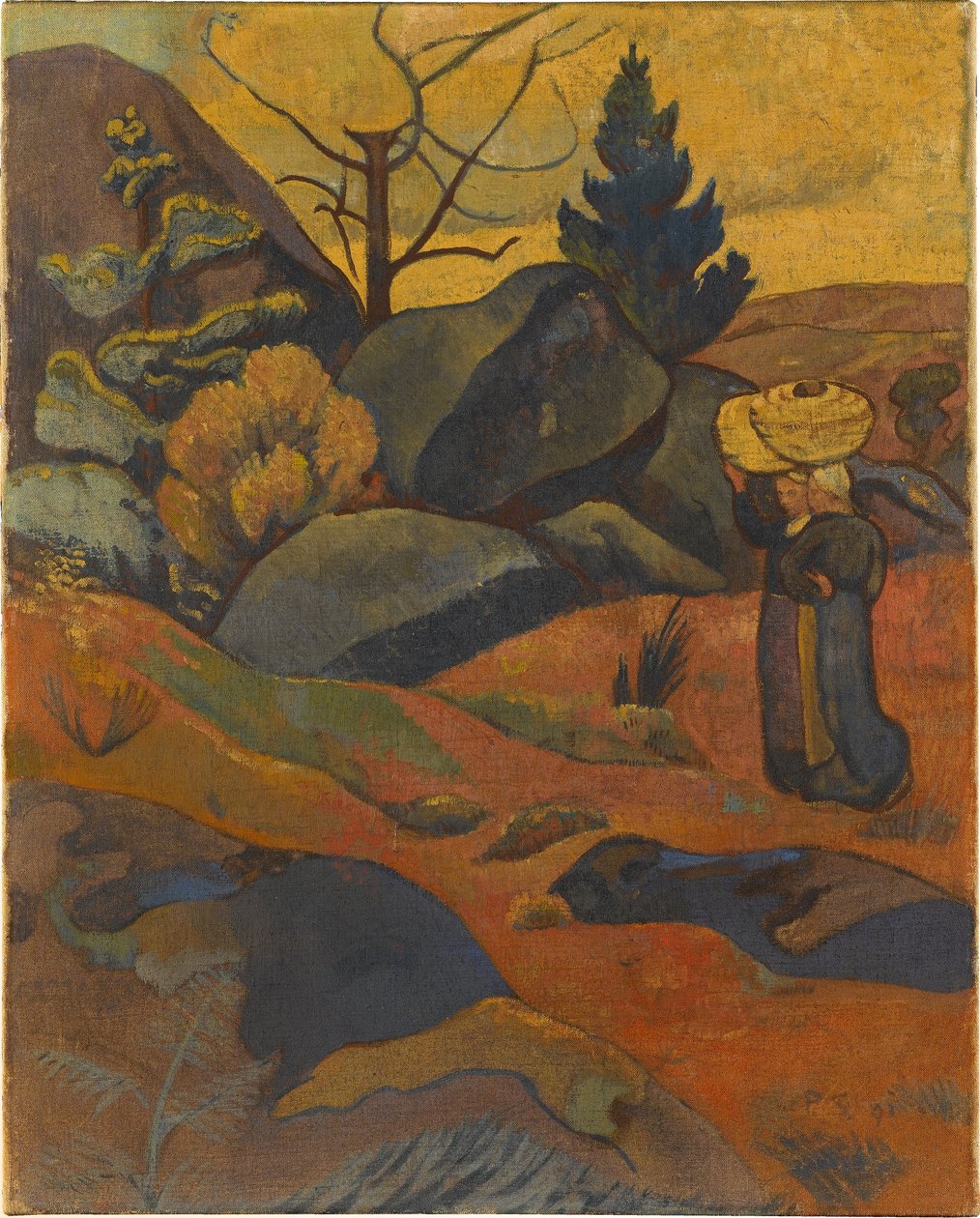 Felsen von Huelgoat autorstwa Paul Sérusier