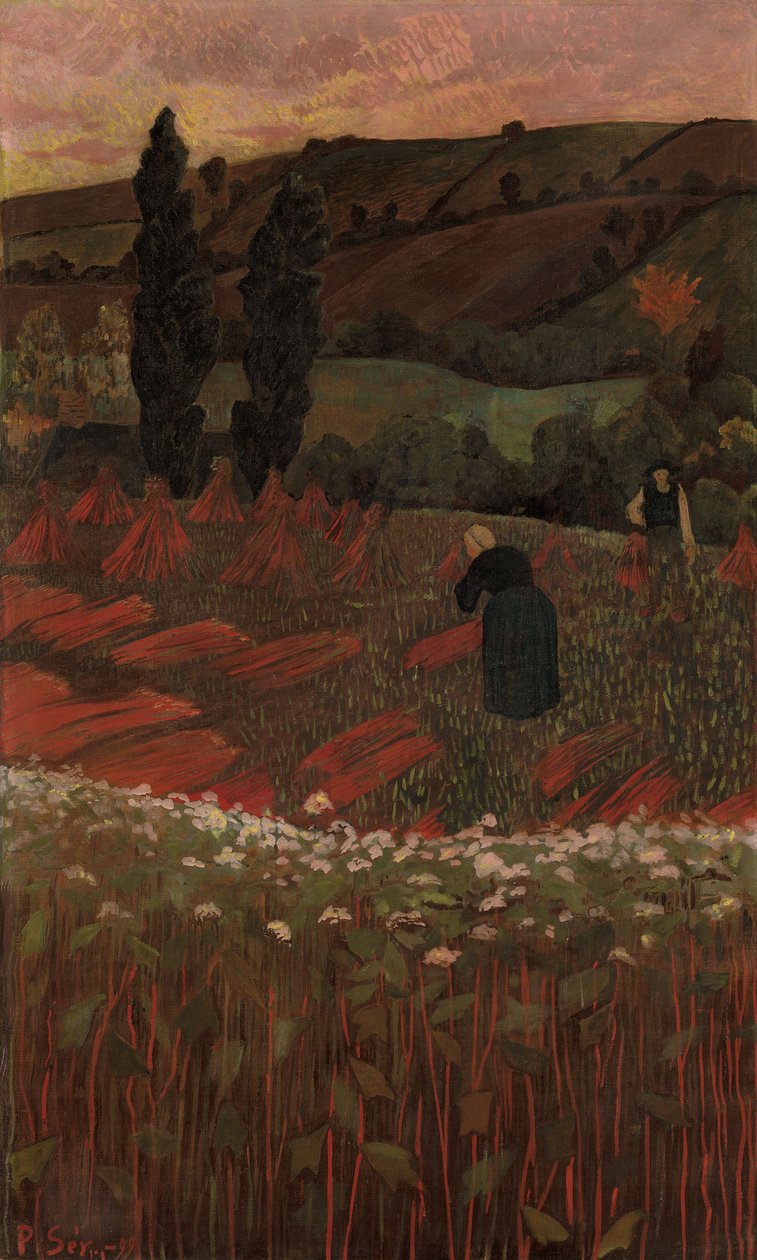 Żniwa gryki autorstwa Paul Sérusier