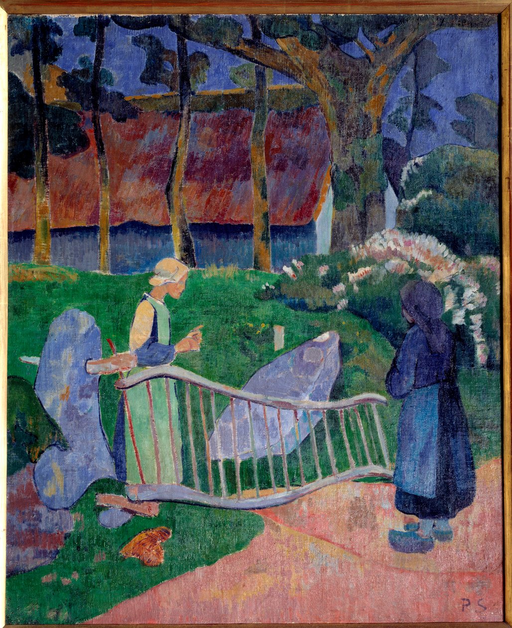Beczka na kwiaty lub pouldu. Obraz Paula Serusiera (1863-1927) autorstwa Paul Sérusier