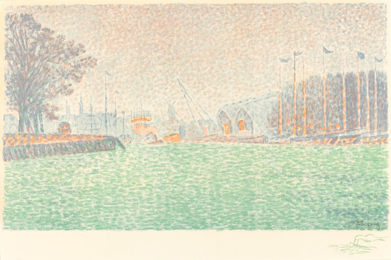 Na Flushing (Flessingue) autorstwa Paul Signac