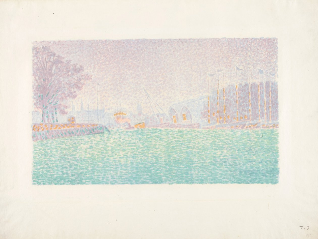 Przy spłukiwaniu autorstwa Paul Signac