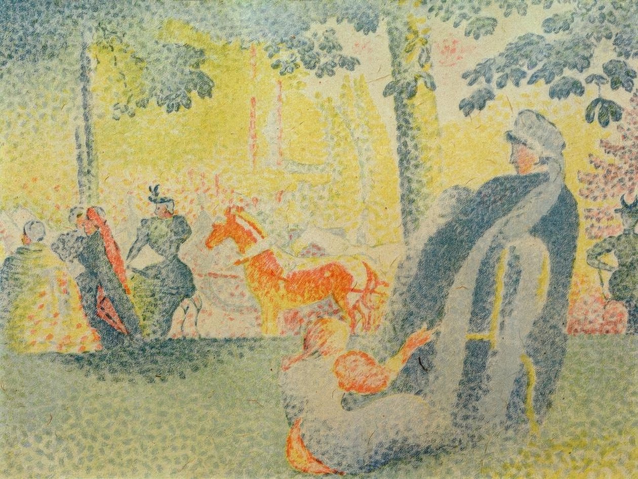 Na Polach Elizejskich autorstwa Paul Signac
