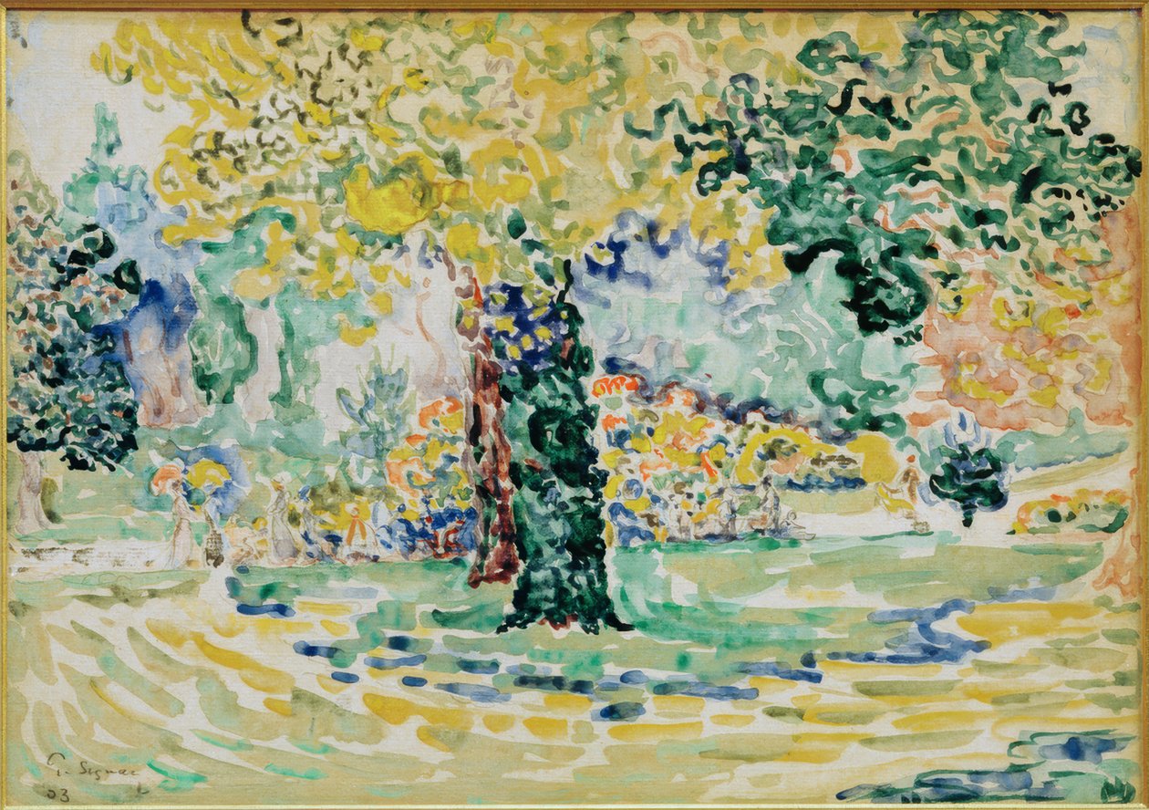 W Luksemburgu autorstwa Paul Signac