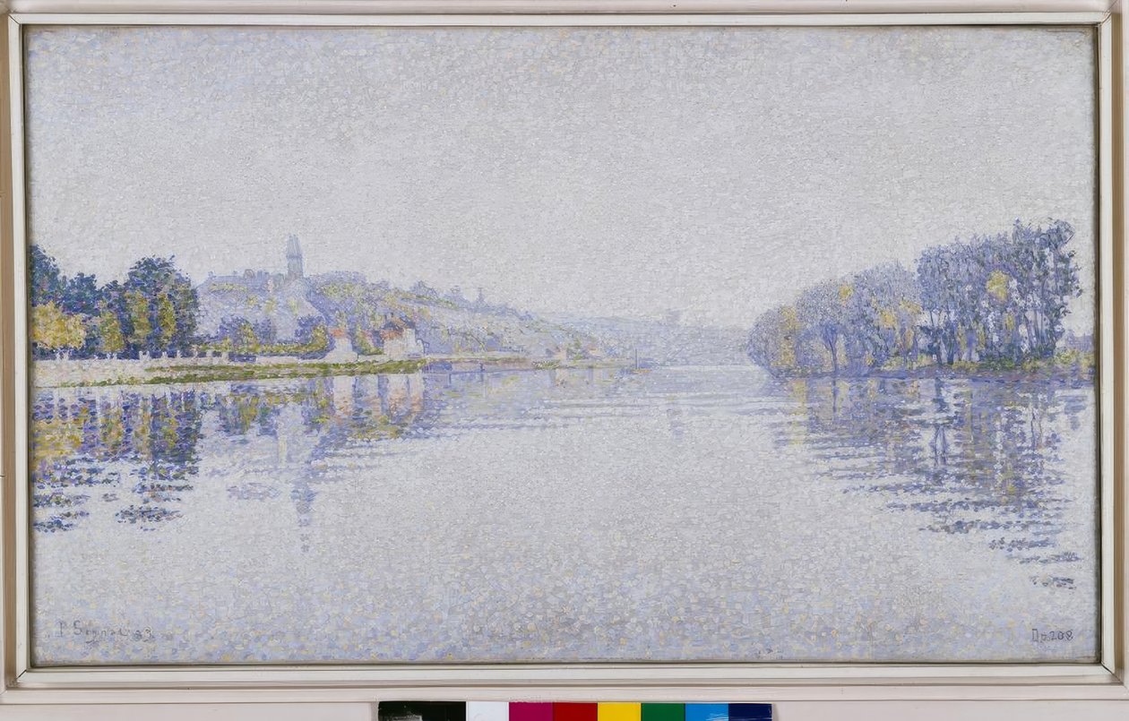 Nadrzecze. Sekwana w Herblay autorstwa Paul Signac