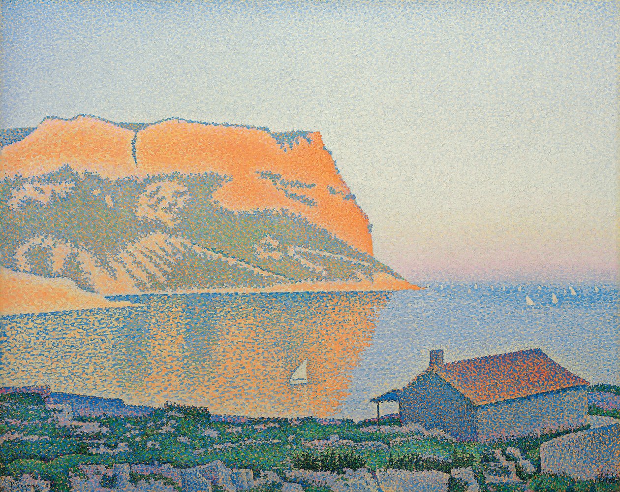 Przylądek Canaille, Cassis, 1889 autorstwa Paul Signac