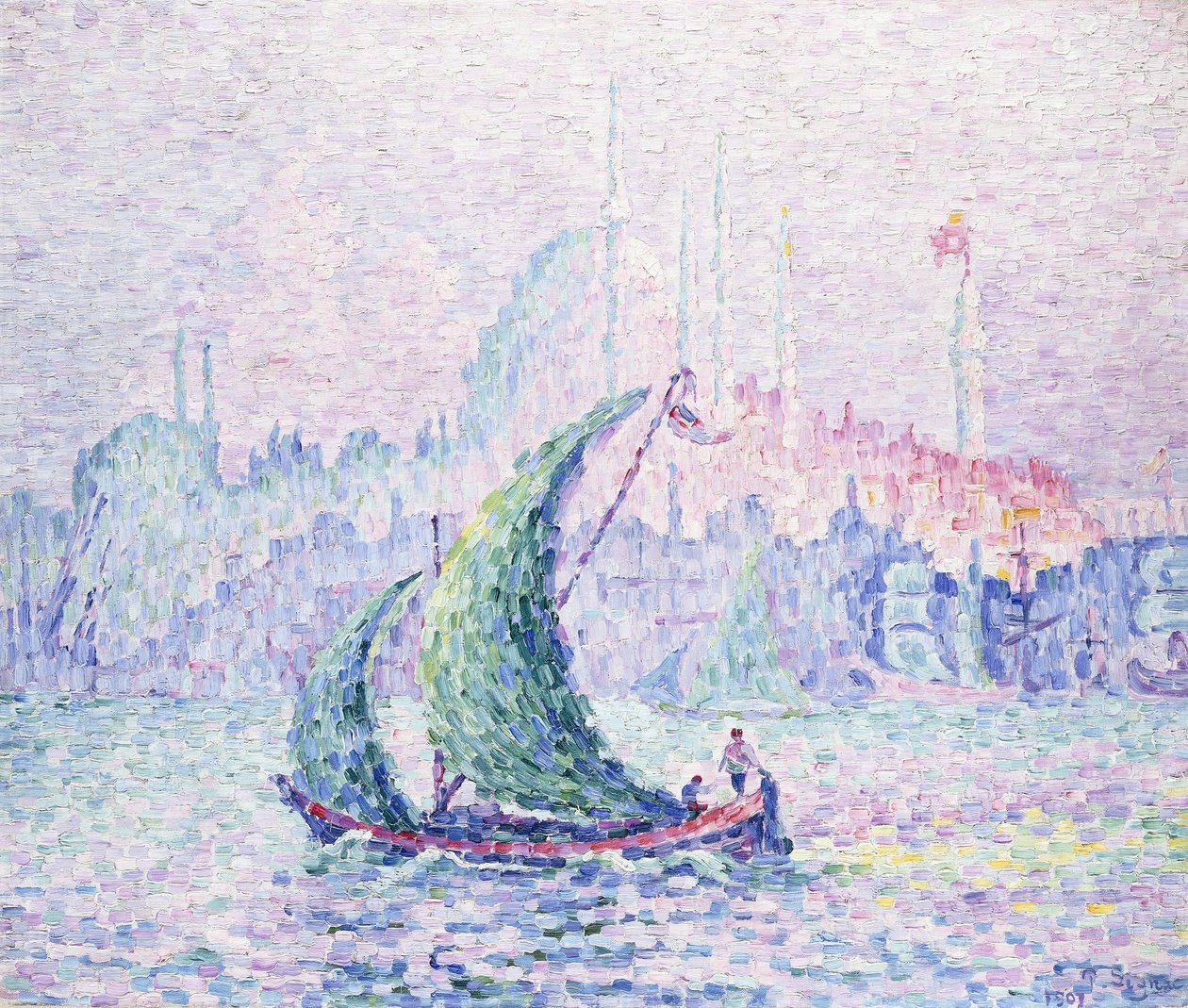 Cote d"Or, Sulejmani, Konstantynopol, 1907 autorstwa Paul Signac