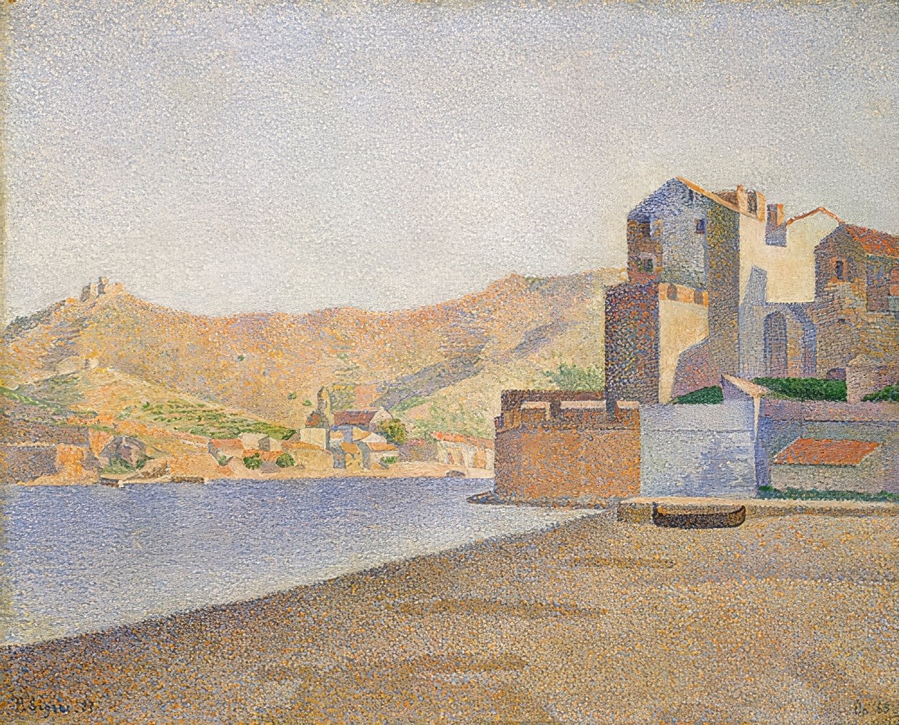 Der Stadtstrand, Collioure, Opus 165. / Collioure. Plaża Miejska. Opus 165. 1887 autorstwa Paul Signac
