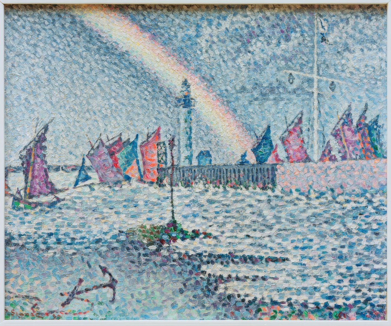 Wejście do portu Honfleur autorstwa Paul Signac