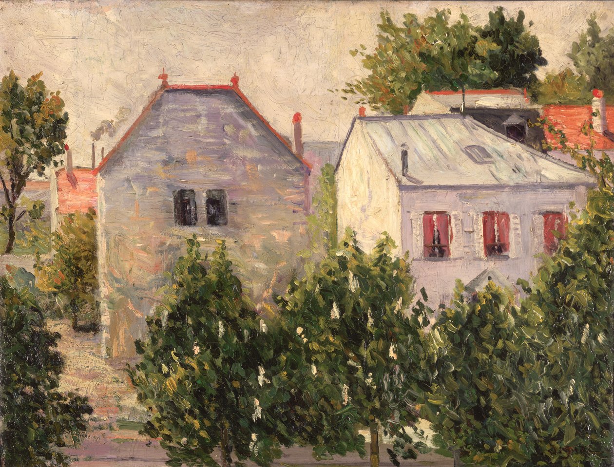 Ogród w Asnieres autorstwa Paul Signac