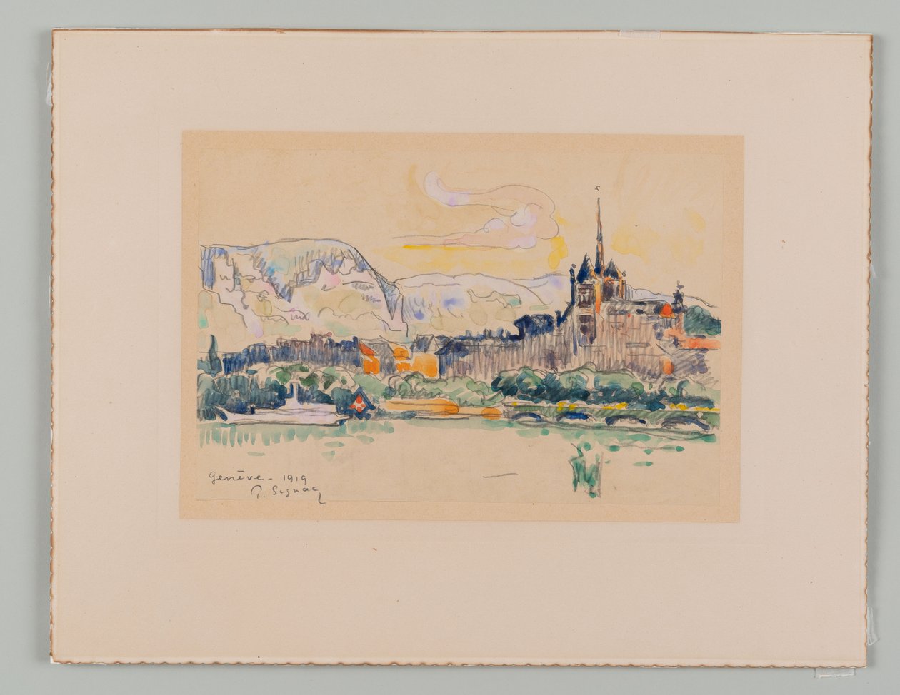 Genewa autorstwa Paul Signac