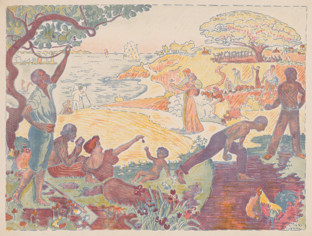 Harmonijne czasy autorstwa Paul Signac