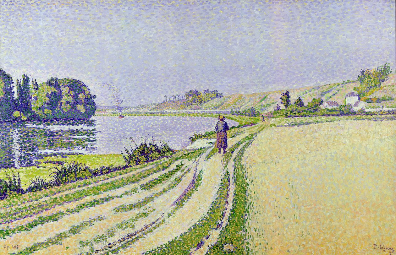 Herblay, La River autorstwa Paul Signac
