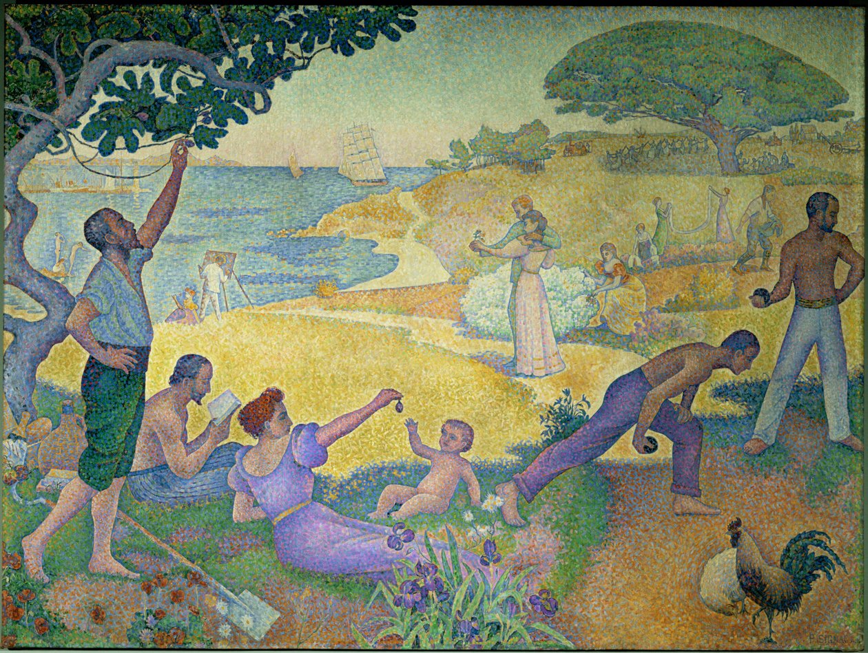 W Czasie Harmonii. Złoty Wiek nie jest w przeszłości, jest w przyszłości, 1896. autorstwa Paul Signac