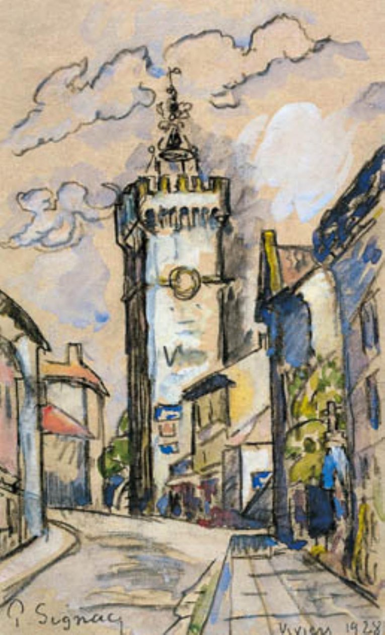 Dzwonnica w Viviers autorstwa Paul Signac