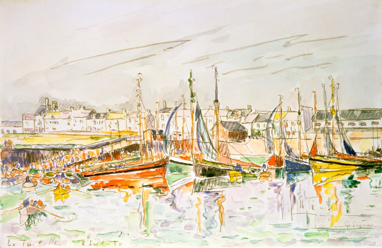 Turballe, 1930. autorstwa Paul Signac