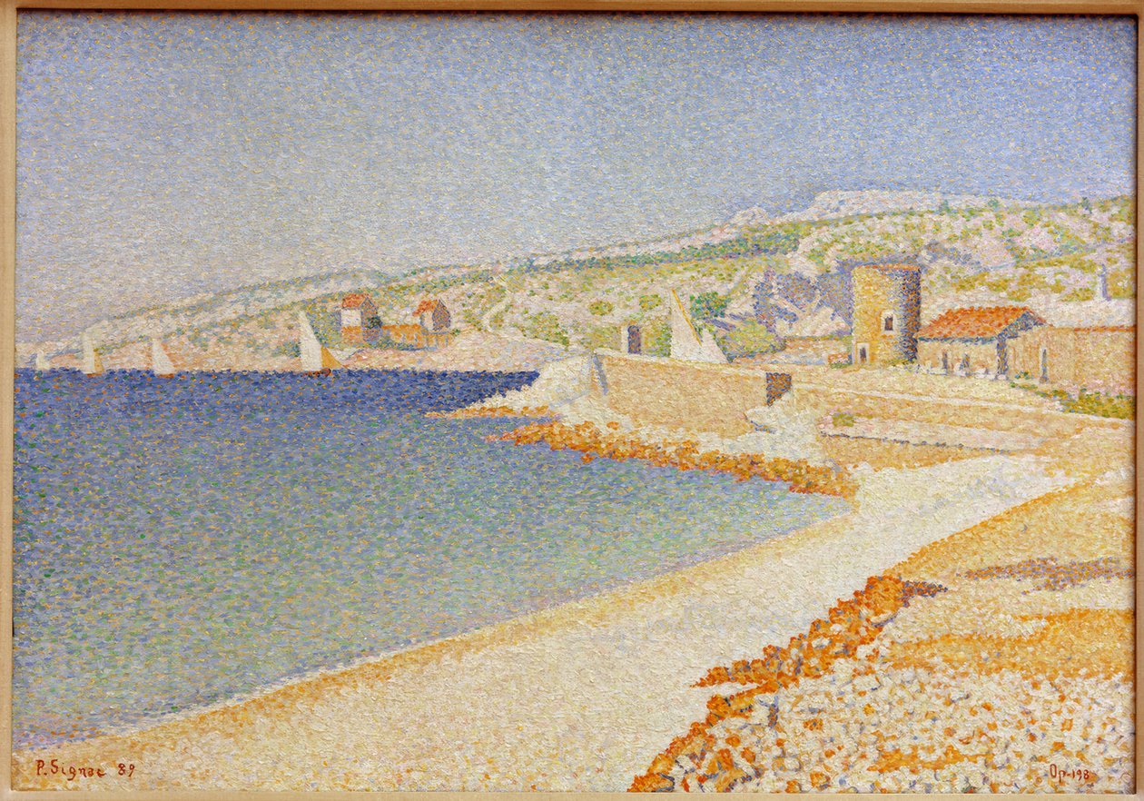 Molo Cassis (Opus 198) autorstwa Paul Signac