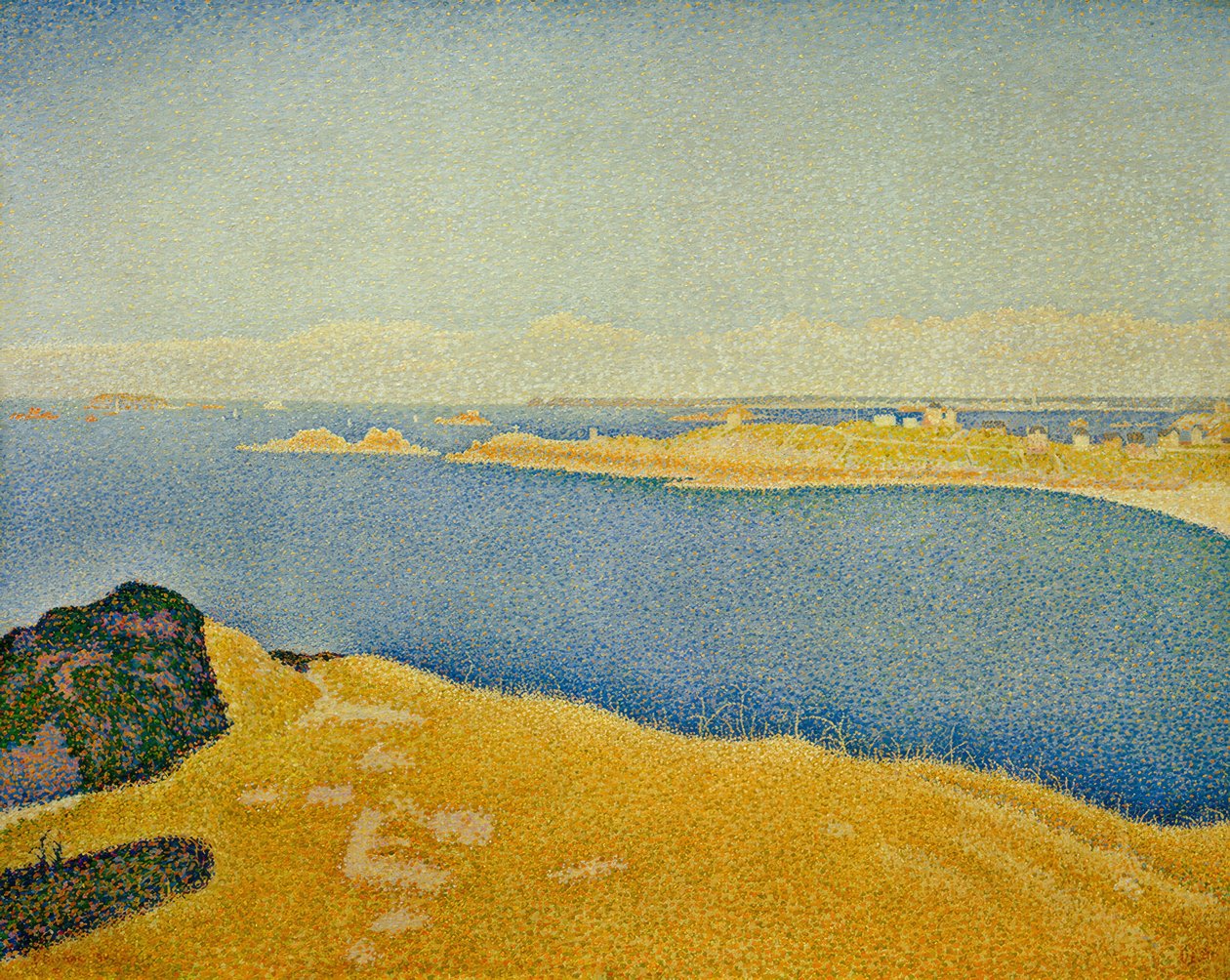 Morze Saint-Briac. Gwardia Guerina. Saint-Lunaire (Opus 2 autorstwa Paul Signac