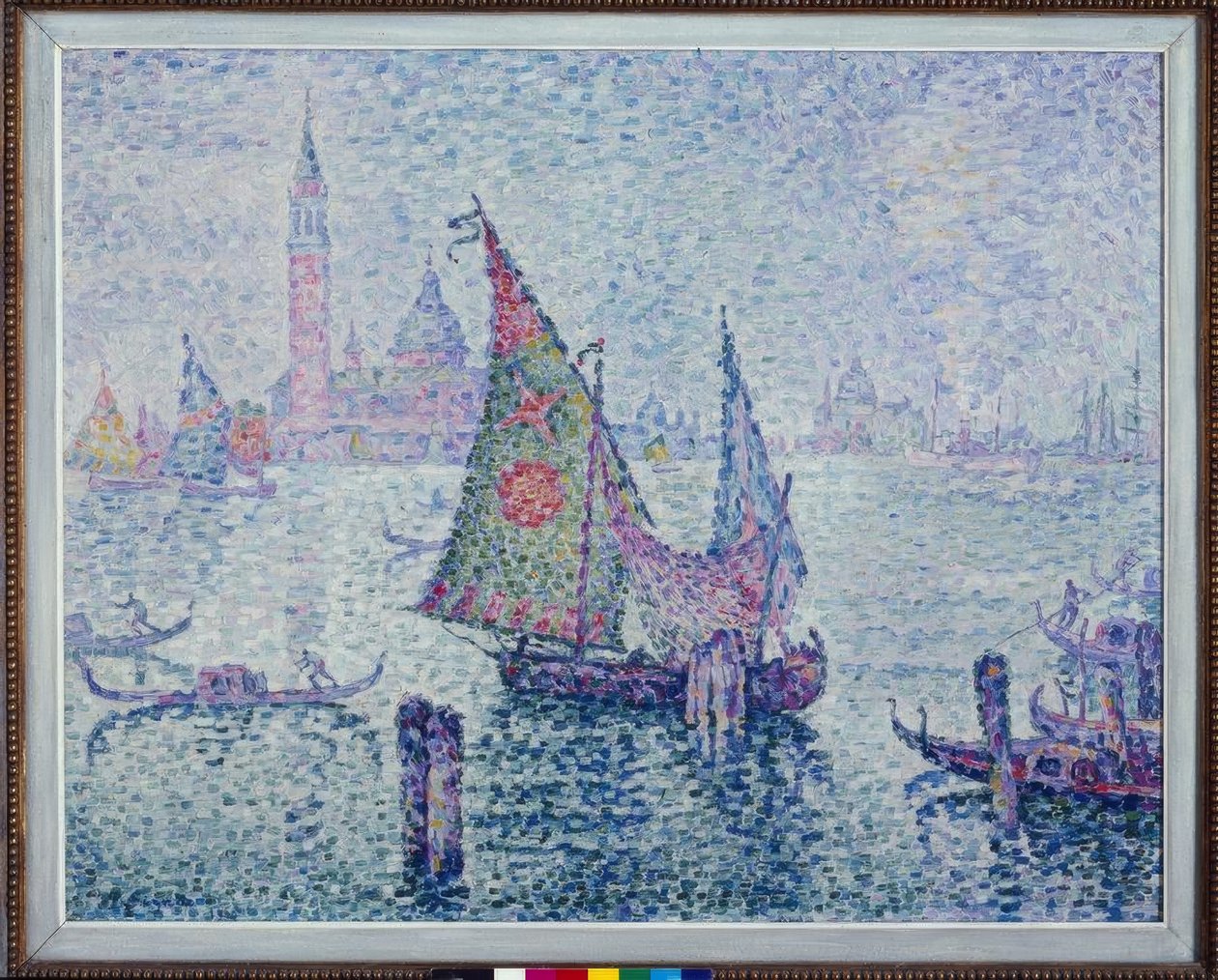 Zielony żagiel, Wenecja autorstwa Paul Signac