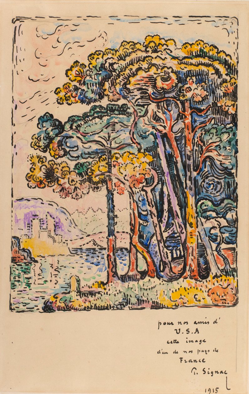 Krajobraz autorstwa Paul Signac
