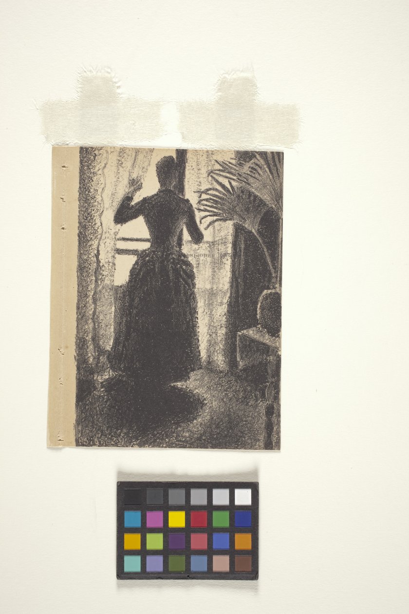 Paryska niedziela, od Revue Independent (edycja luksusowa) (litografia) autorstwa Paul Signac