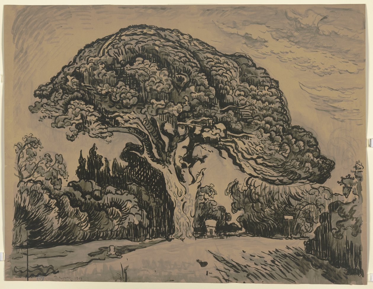 Le Pin Bertaud autorstwa Paul Signac