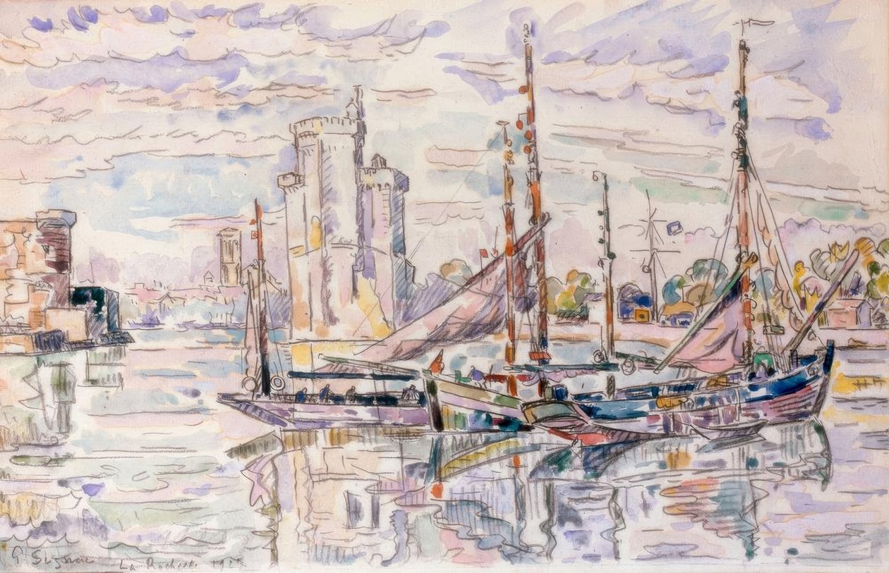 Port La Rochelle autorstwa Paul Signac
