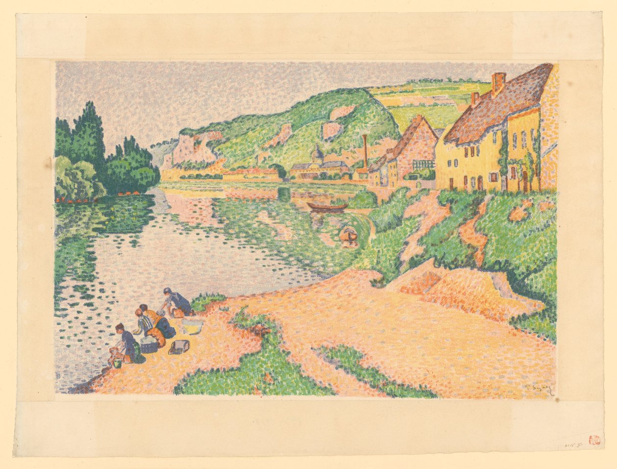 Les Andelys autorstwa Paul Signac