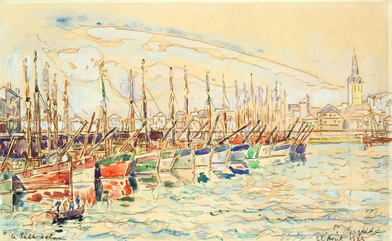 Piaski Olonne, 1922 autorstwa Paul Signac