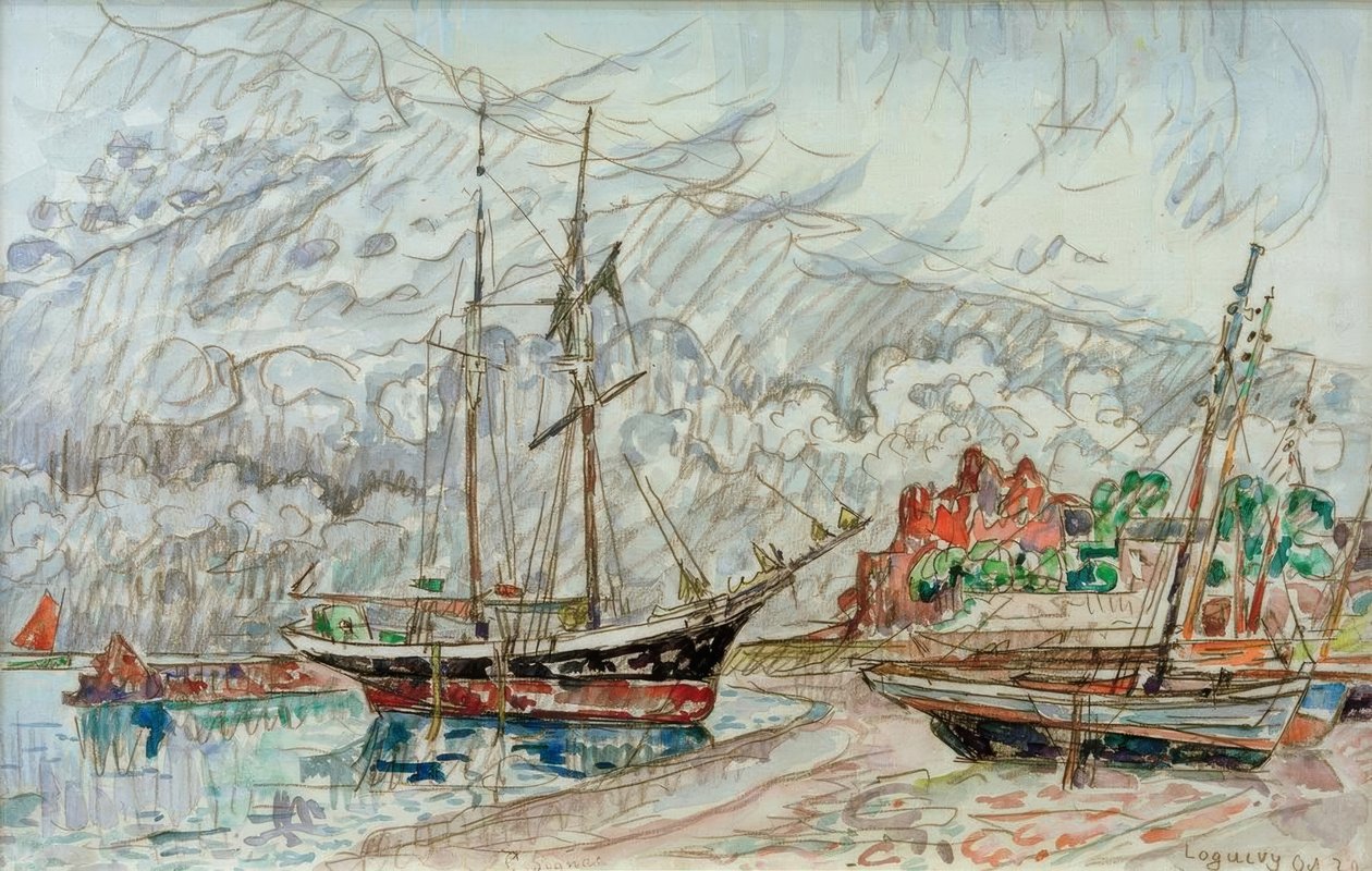 P. Signac / Marine w Loquivy autorstwa Paul Signac