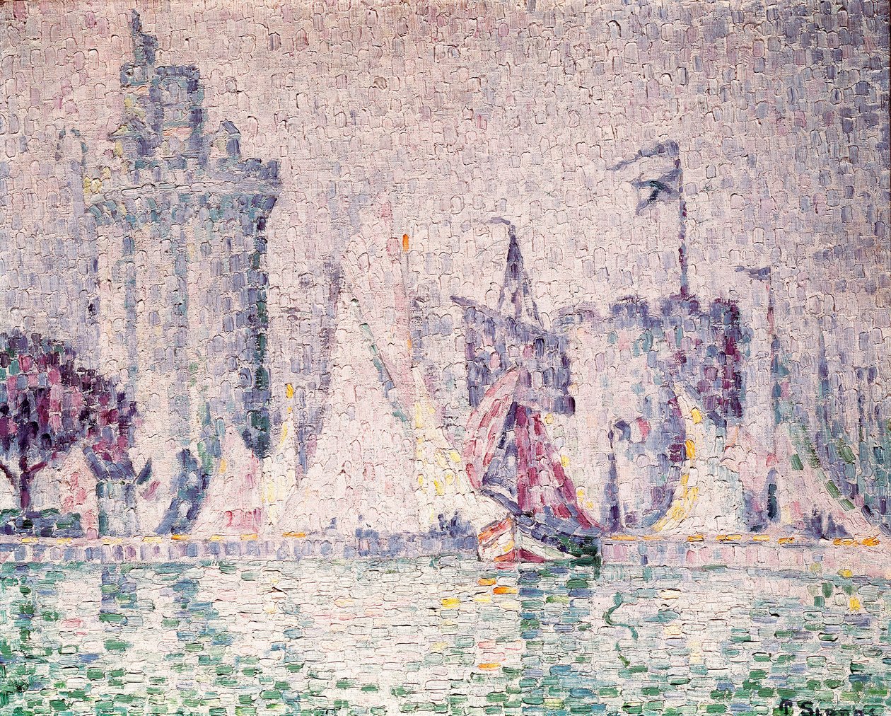 Port La Rochelle autorstwa Paul Signac