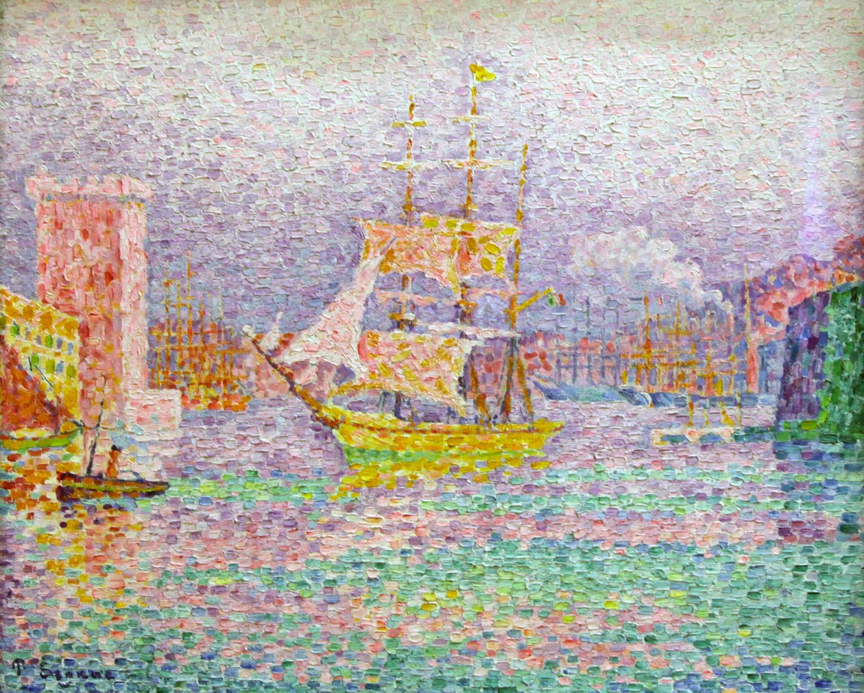"Port w Marsylii", 1906-1907 autorstwa Paul Signac