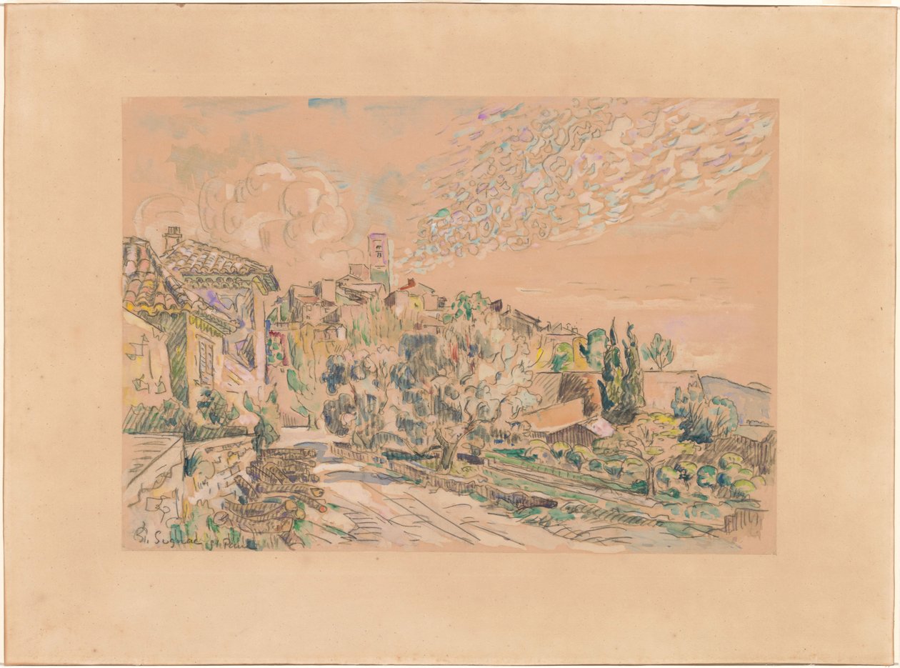 Saint-Paul-de-Vence autorstwa Paul Signac