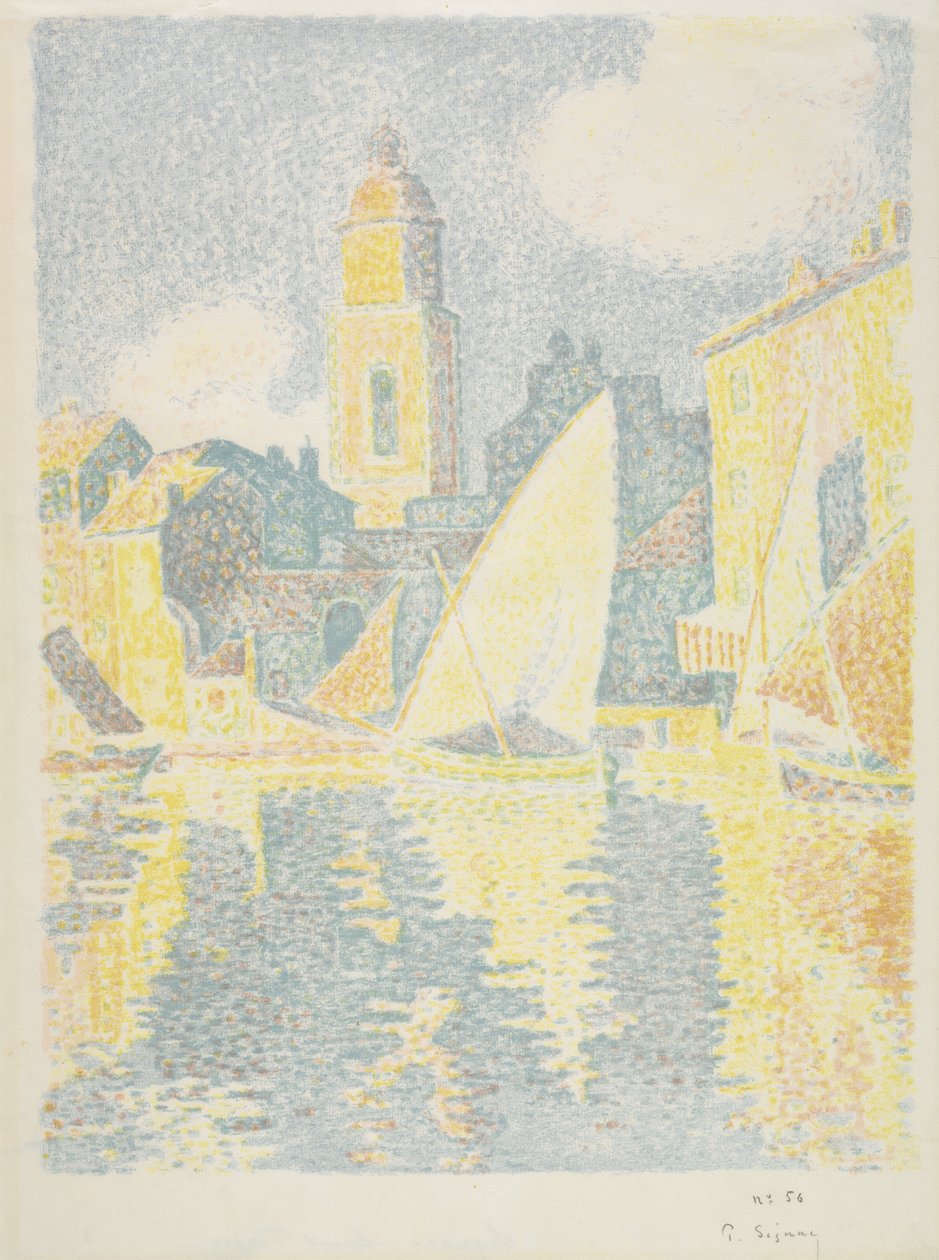 Saint-Tropez: Port, 1897-98 autorstwa Paul Signac
