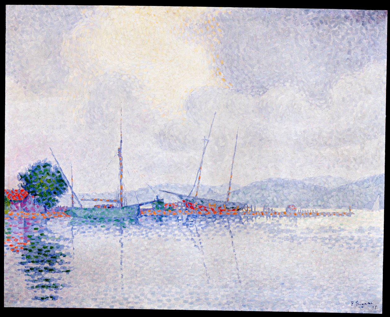 Saint-Tropez, po burzy, 1895 autorstwa Paul Signac