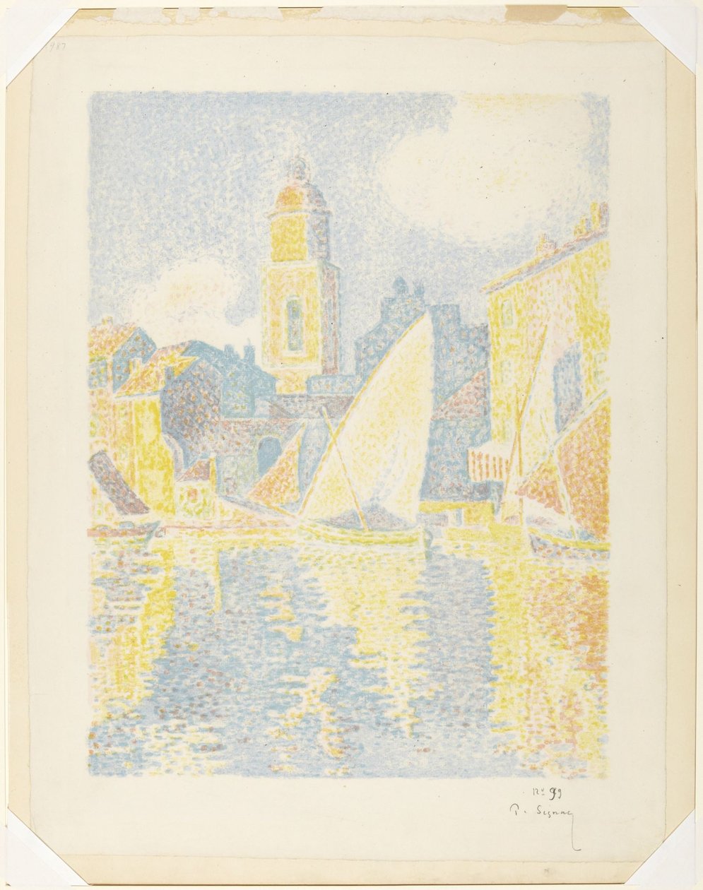 Saint-Tropez, Francja autorstwa Paul Signac