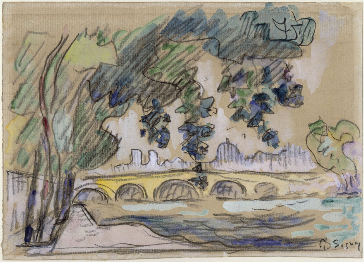 Mosty na Sekwanie autorstwa Paul Signac