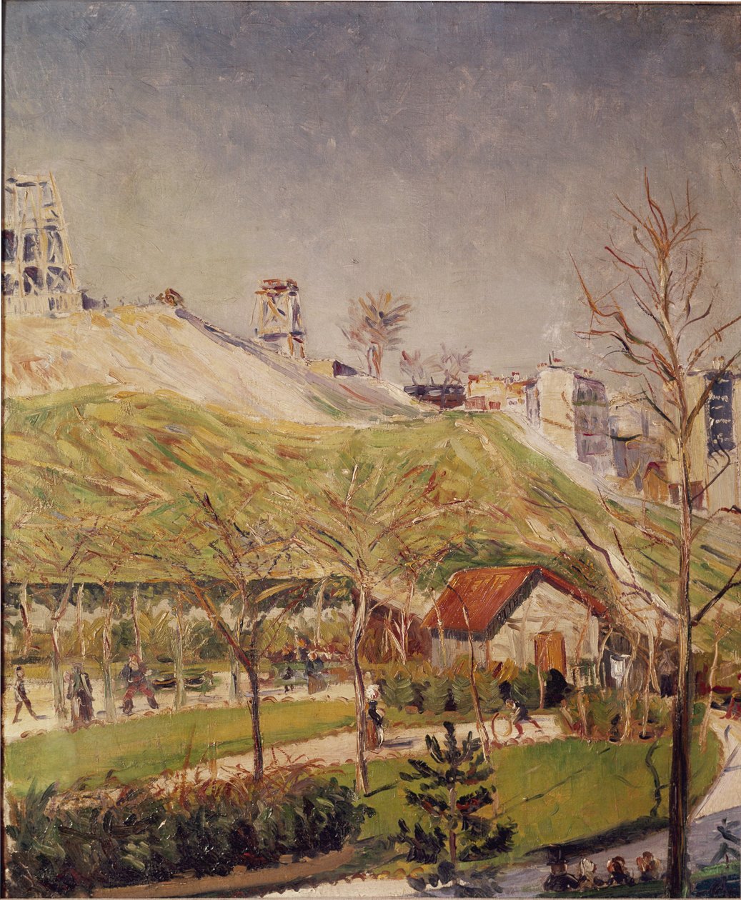 Plac Saint-Pierre i Butte Montmartre. Obraz Paula Signaca (1863-1935) autorstwa Paul Signac