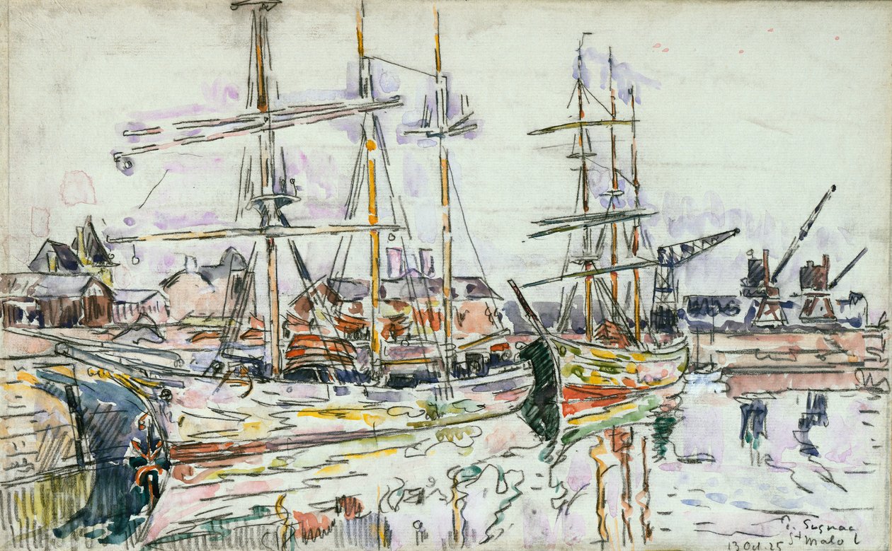 św. Malo, 1925 autorstwa Paul Signac