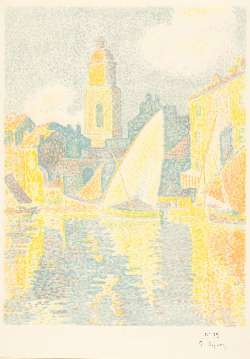 Saint-Tropez: Port autorstwa Paul Signac