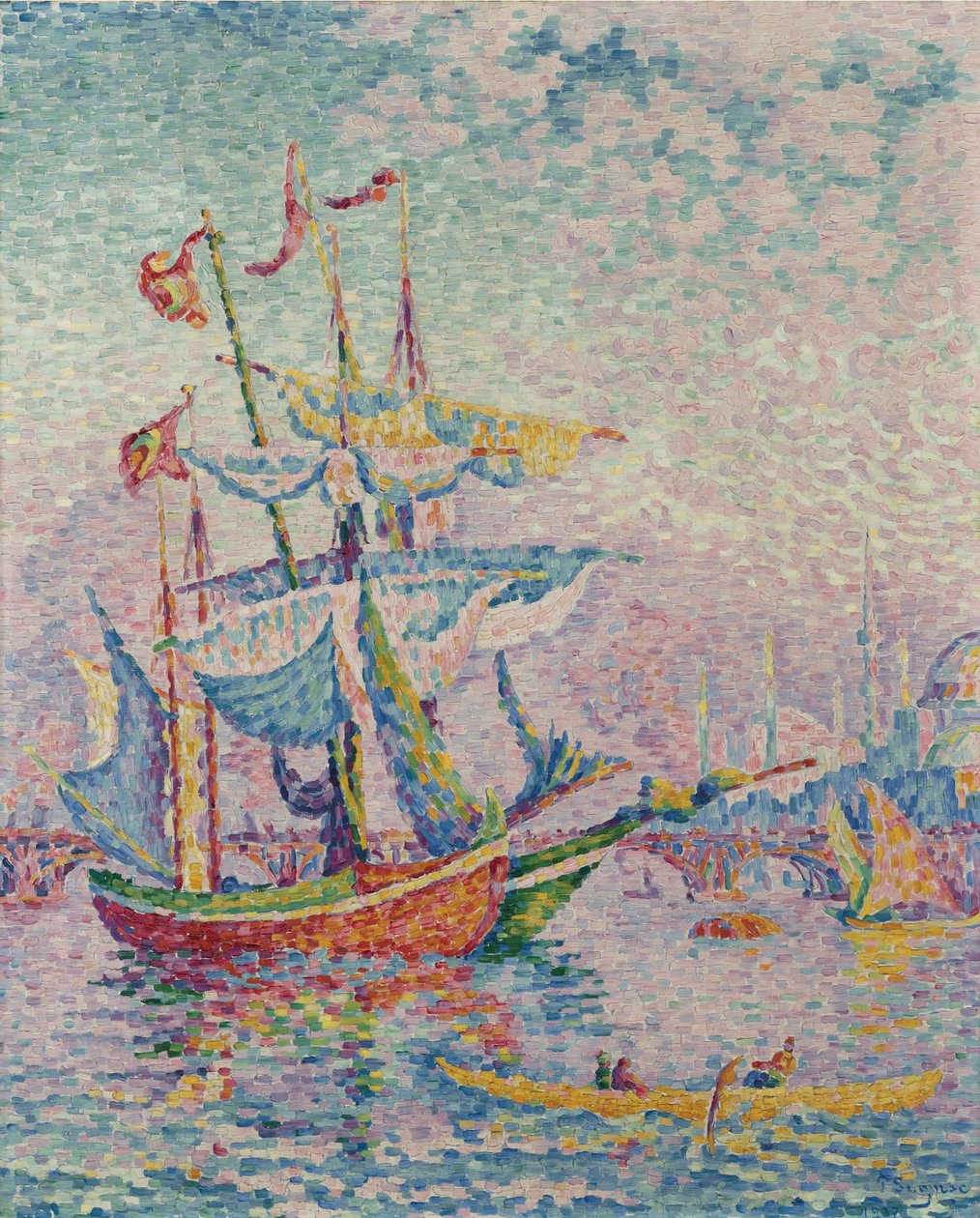 Złoty Róg. Most, 1907 autorstwa Paul Signac