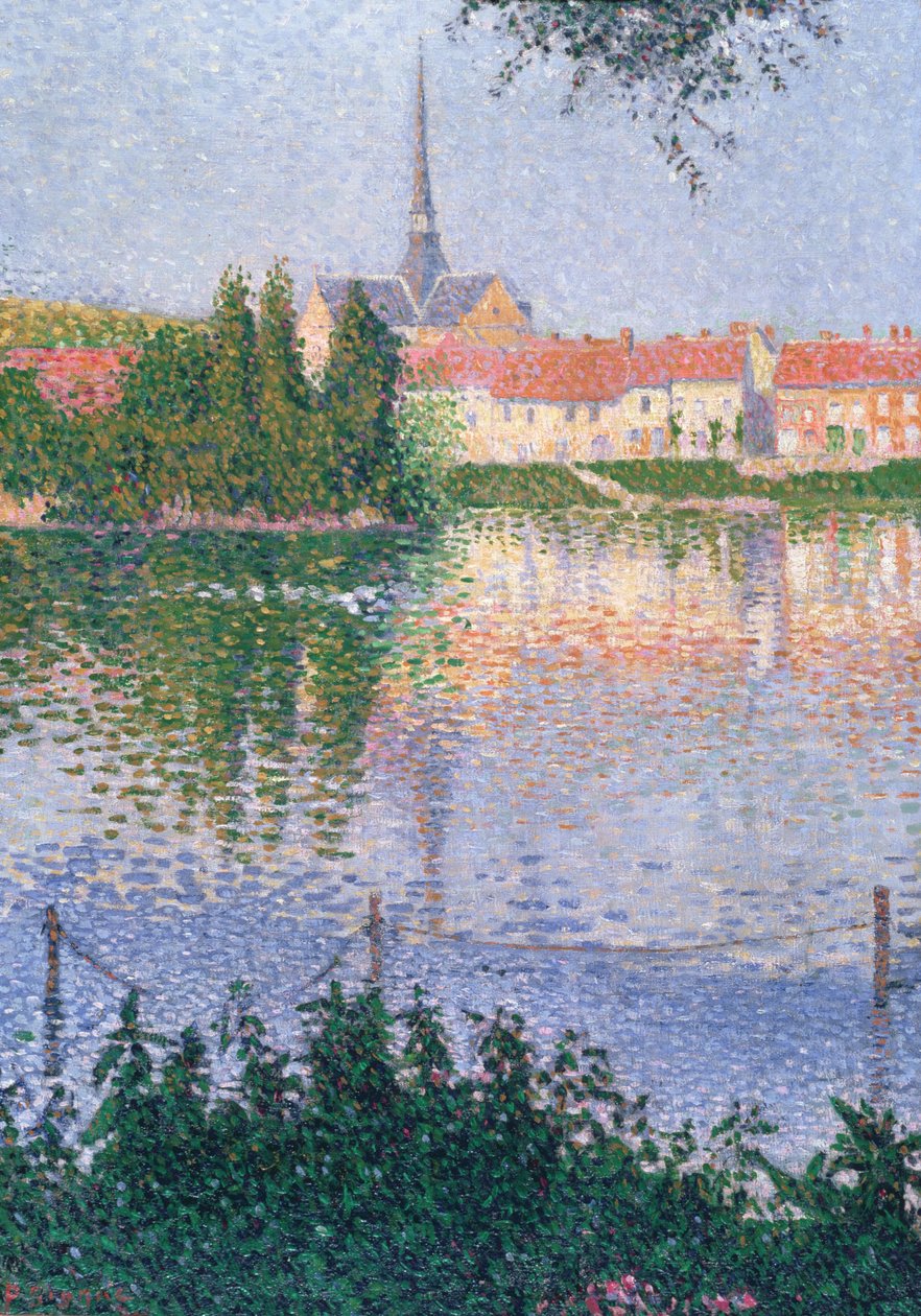 Wyspa w Lucas niedaleko Les Andelys autorstwa Paul Signac