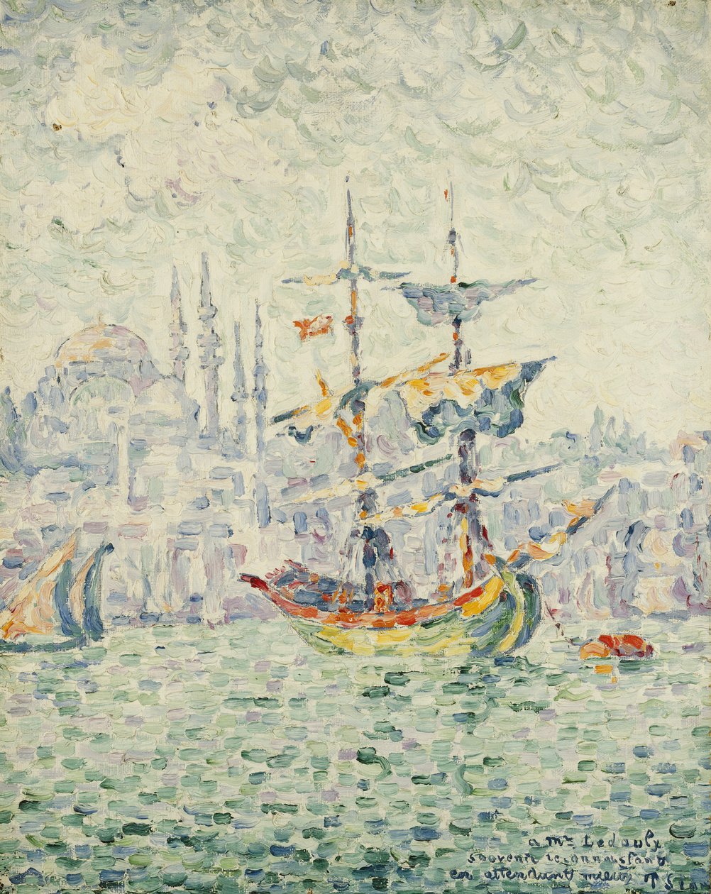 Port Konstantynopola; Port Konstantynopola, 1907 autorstwa Paul Signac
