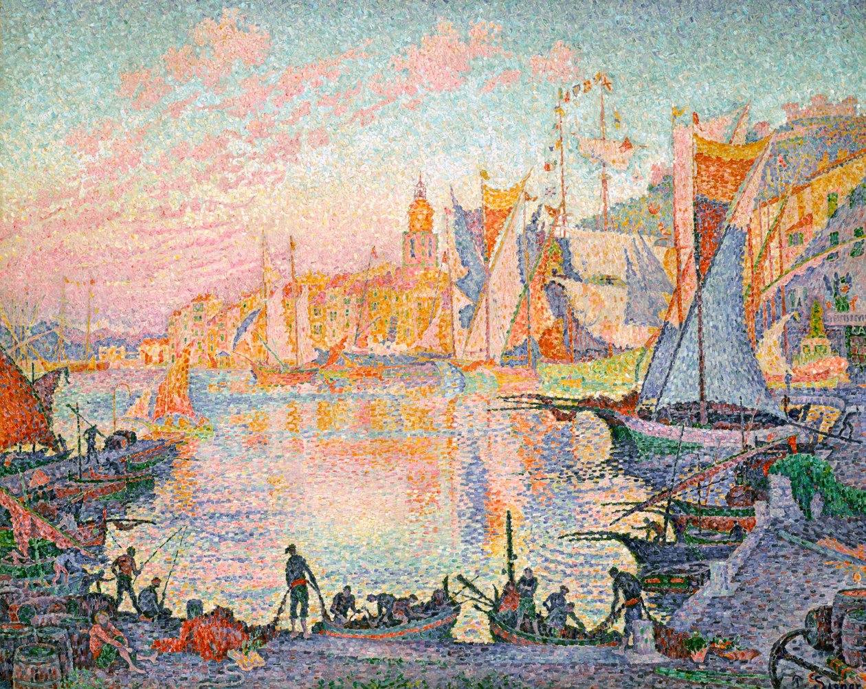 Port Saint-Tropez, 1901-1902 autorstwa Paul Signac