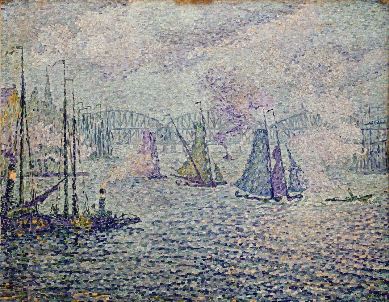 Port w Rotterdamie autorstwa Paul Signac