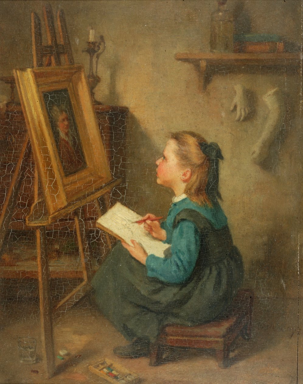Młody artysta (olej na płótnie) autorstwa Paul Soyer