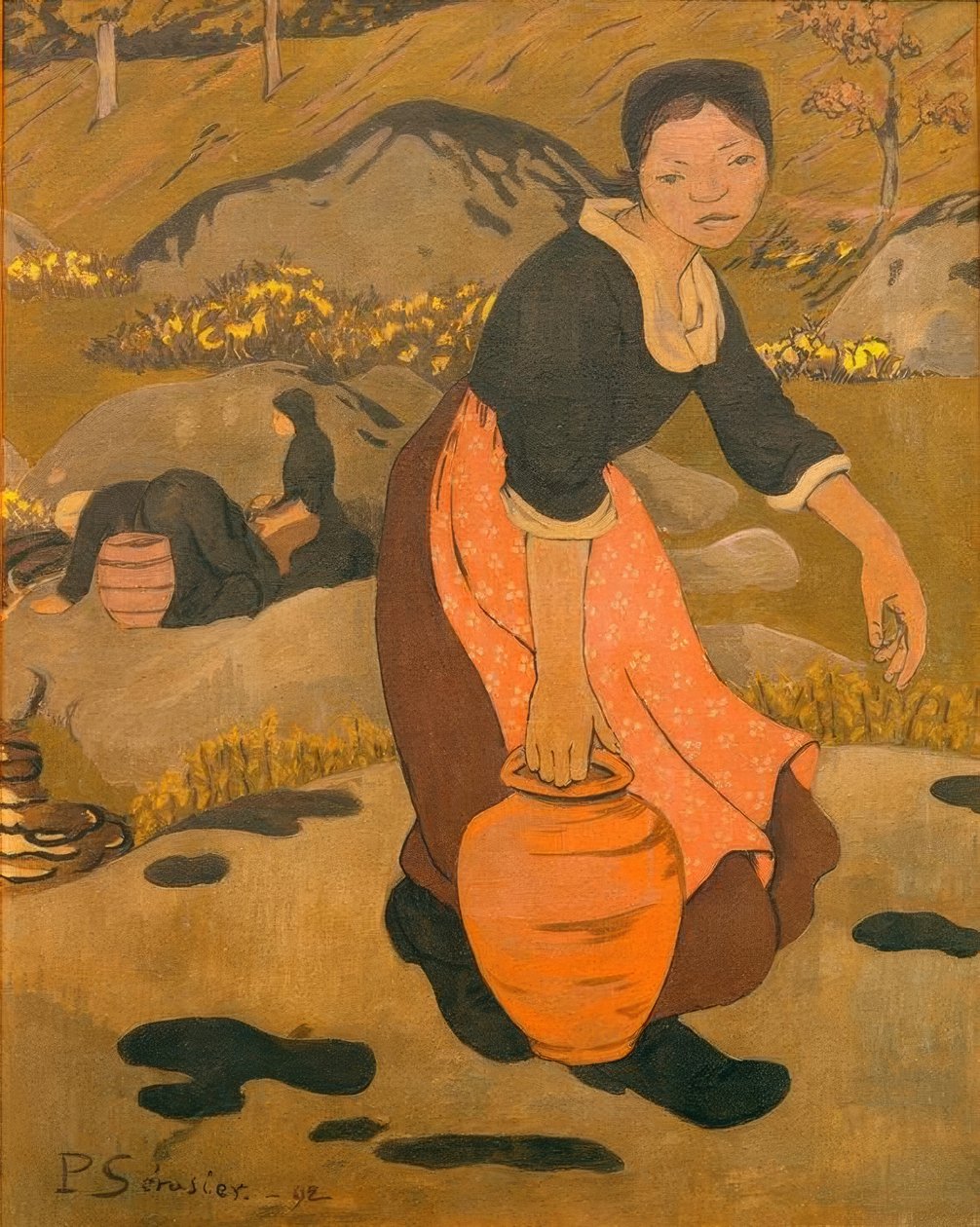 Młody Breton z dzbanem autorstwa Paul Sérusier